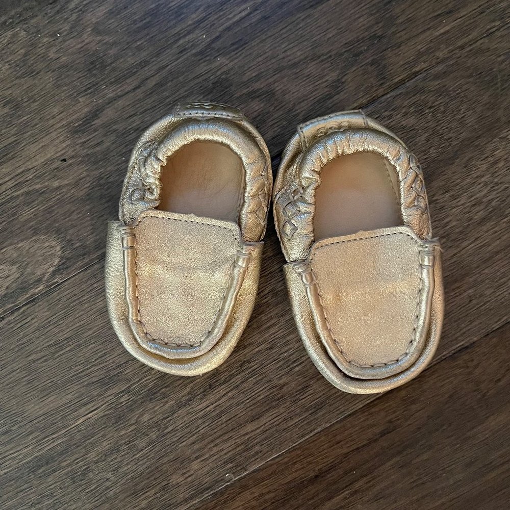 Uggs Gold Baby Moccasins - 12-18M